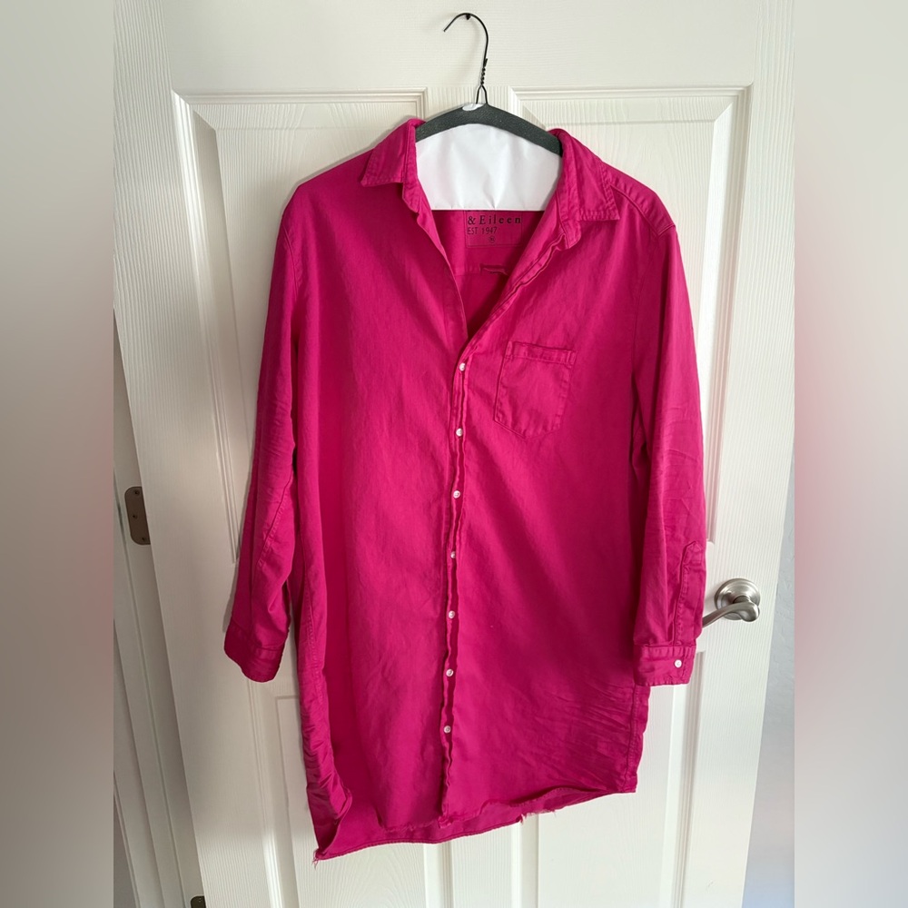 frank and eileen mary dress xl hot pink
